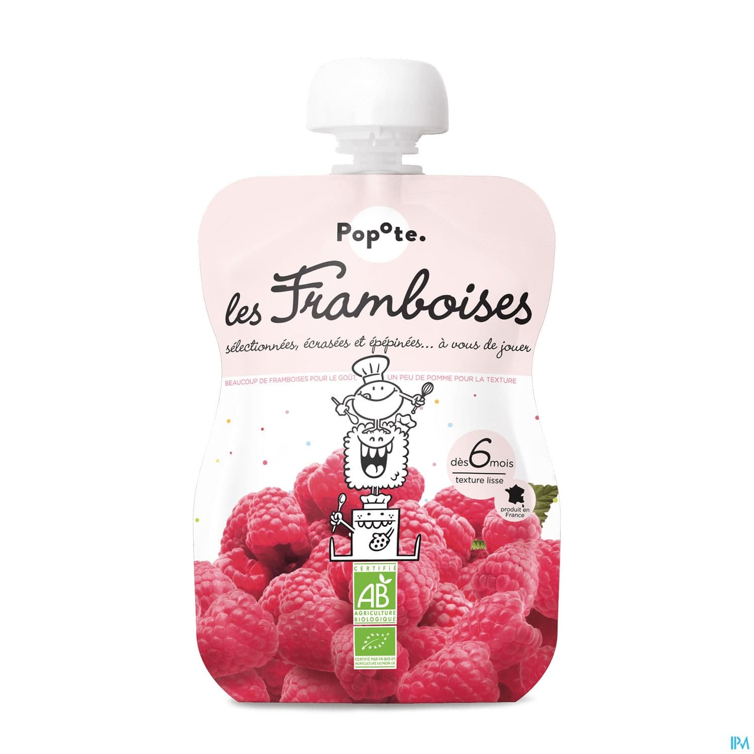 POPOTE COMPOTE FRAMBOISE 120G
