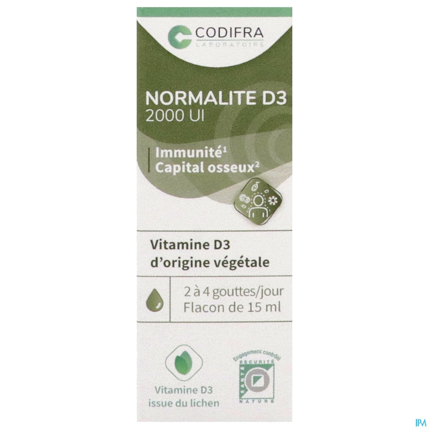 Codifra Normalite D3 2000ui Gouttes 15ml