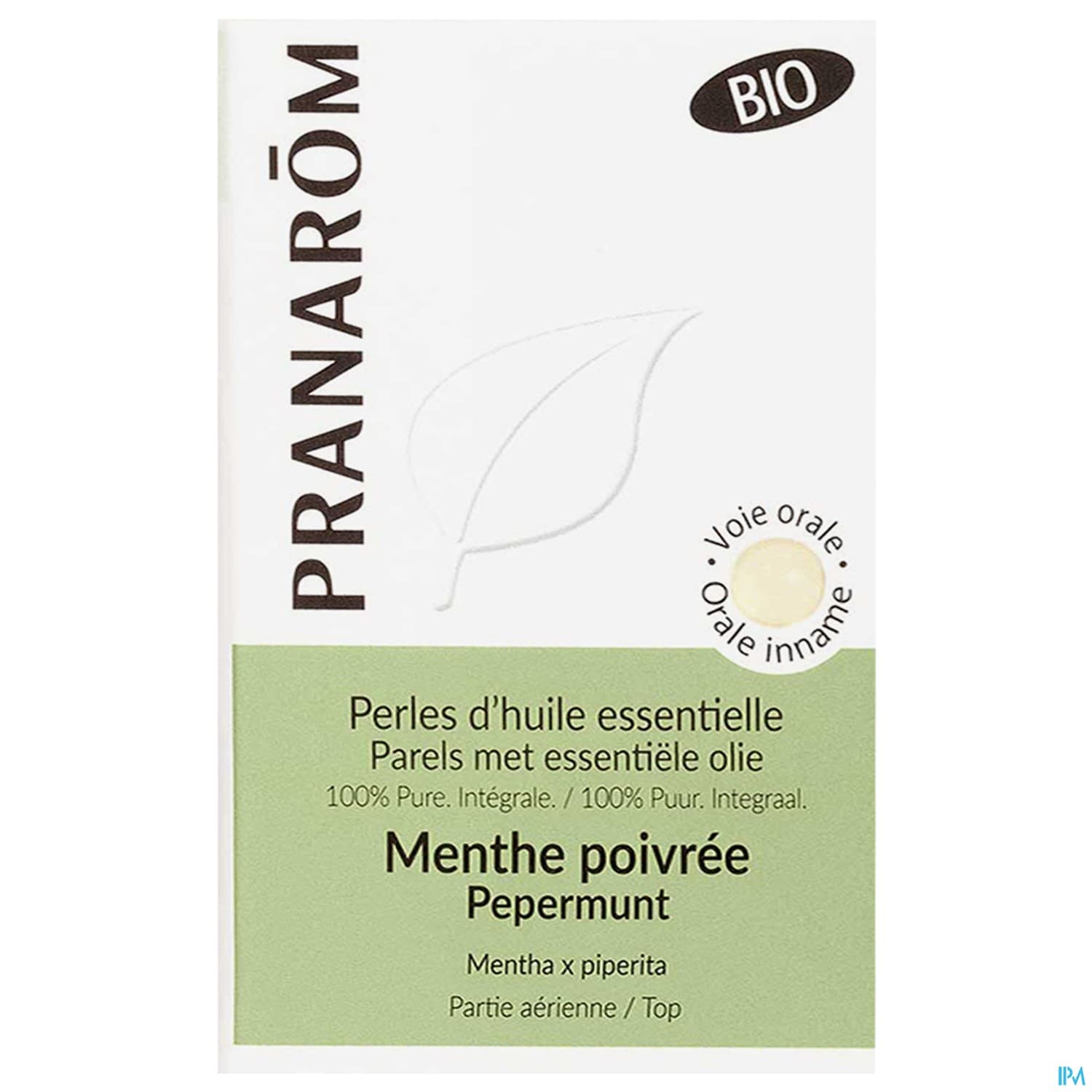Pranarom Perles Huile Essentielle Bio Menthe Poivree 60 Perles 100mg