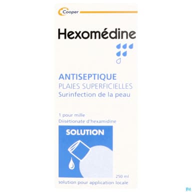 HEXOMEDINE 0,1% S A LOC FL/250ML