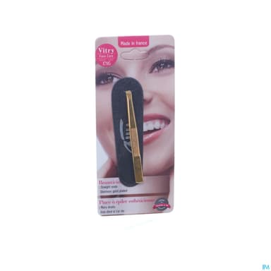 Vitry Prestige Pince A Epiler Mors Droit Inox