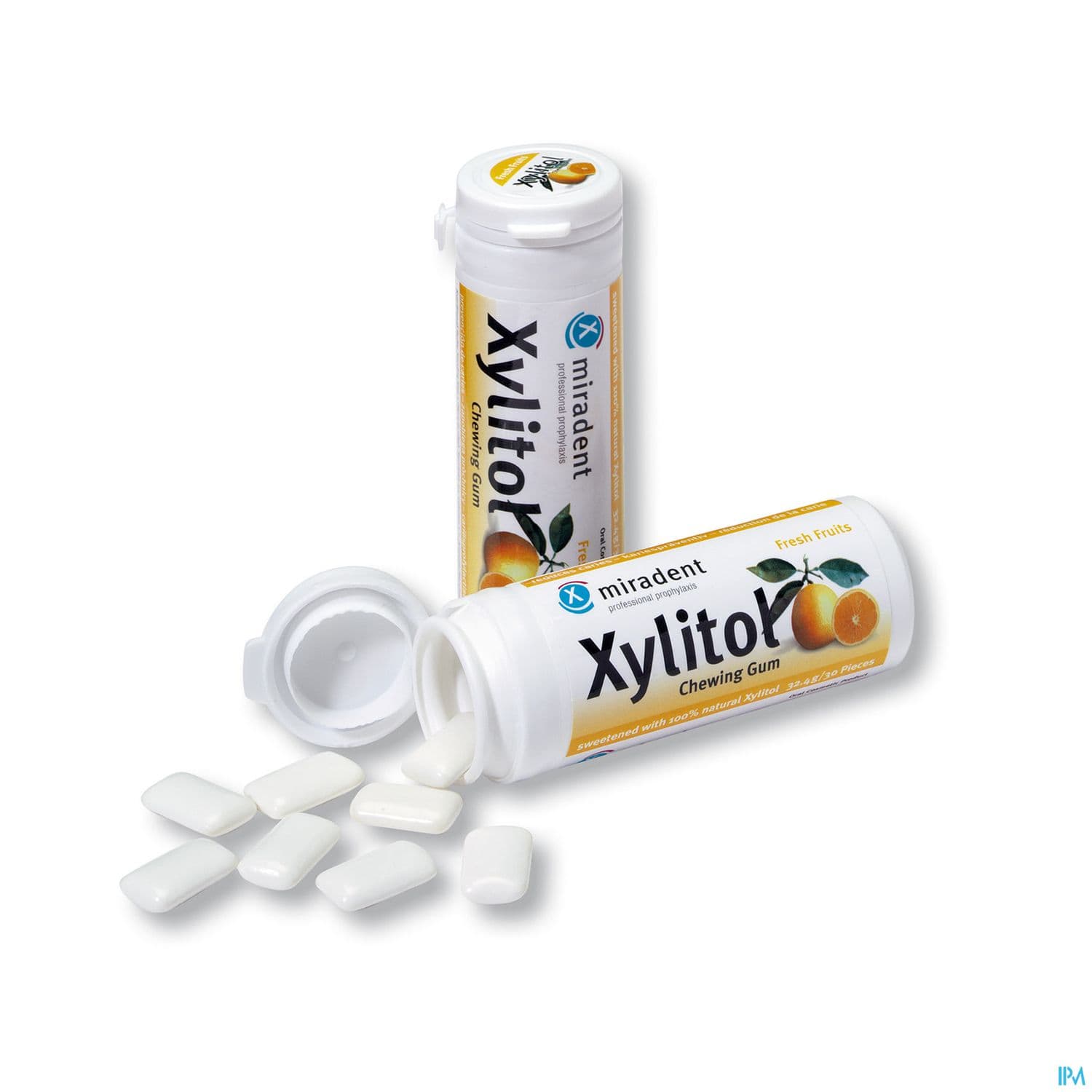 MIRADENT XYLITOL GUM FRUIT FRAI 30