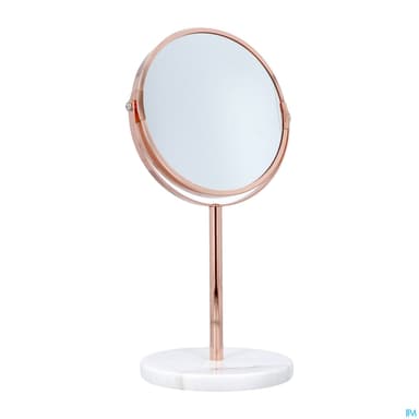 Cartel By Vitry Miroir Pied Or Rose Marbre X7 17cm