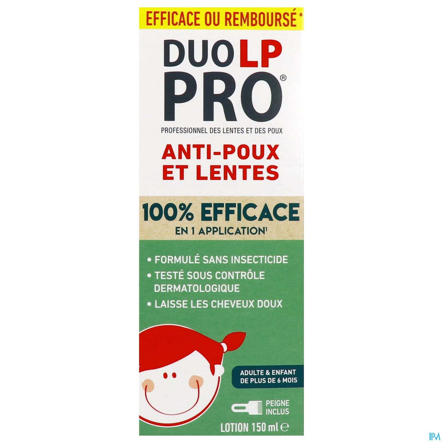 DUO LP-PRO LOTION A/POUX 150ML