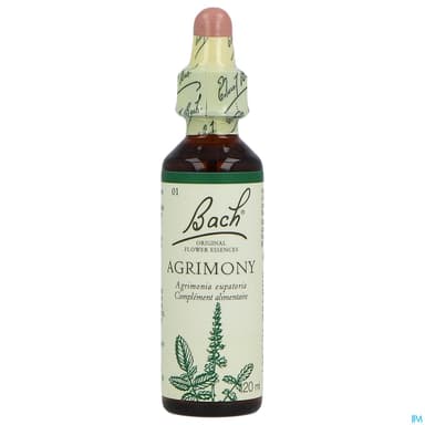 Fleurs De Bach Original 01 Agrimony Compte Gouttes 20ml