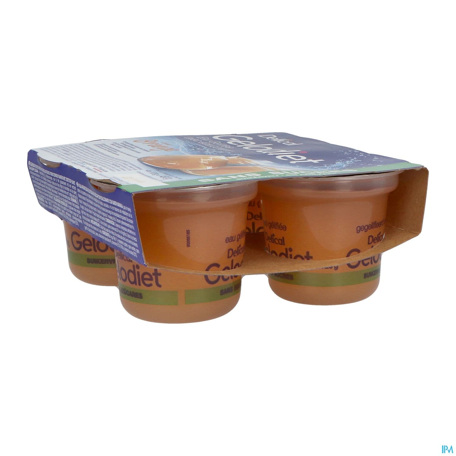 Gelodiet Eau Gelifiee Edulcoree Orange 120g X4