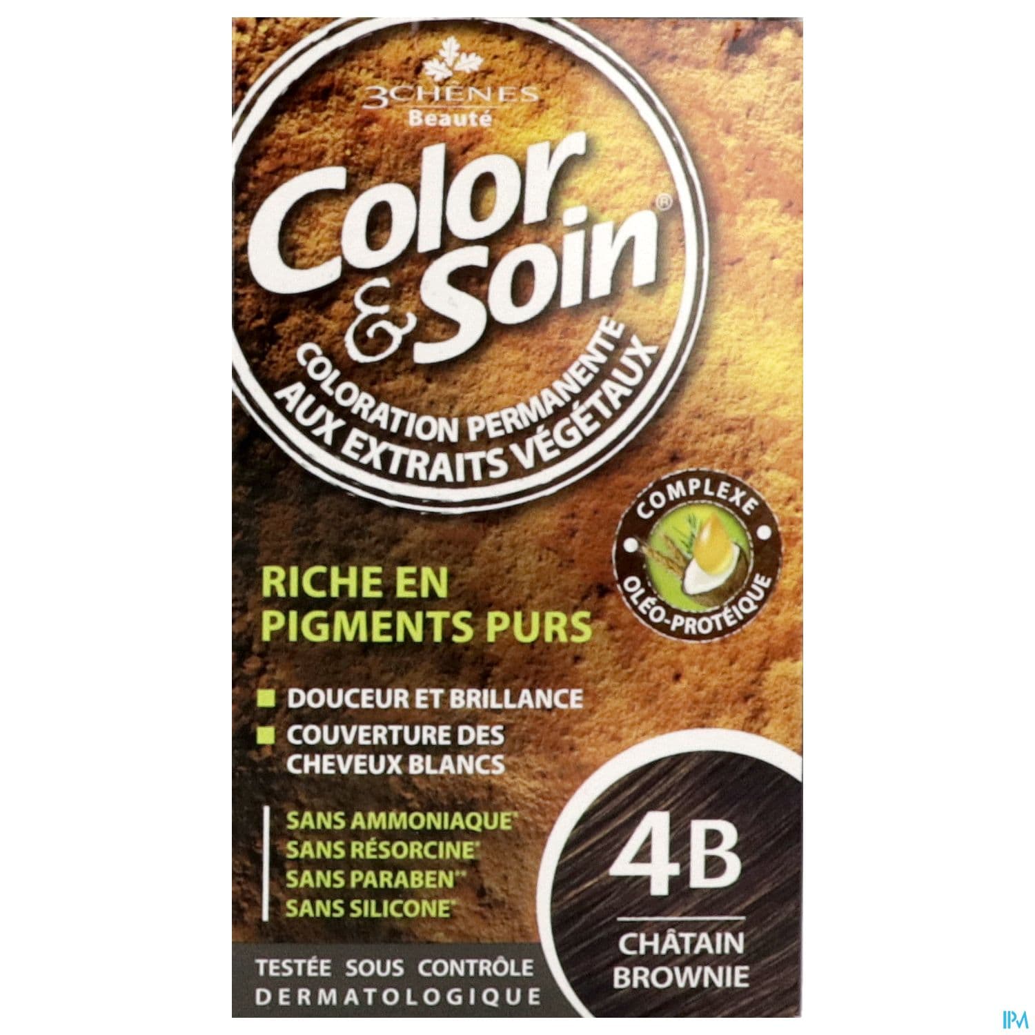 3 CHENES COLOR/SOIN CHAT BROWNI 4B