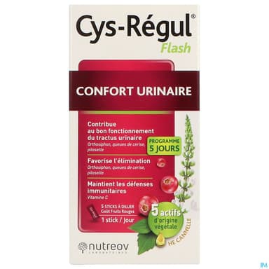 Nutreov Cys Regul Flash Confort Urinaire Stick 5