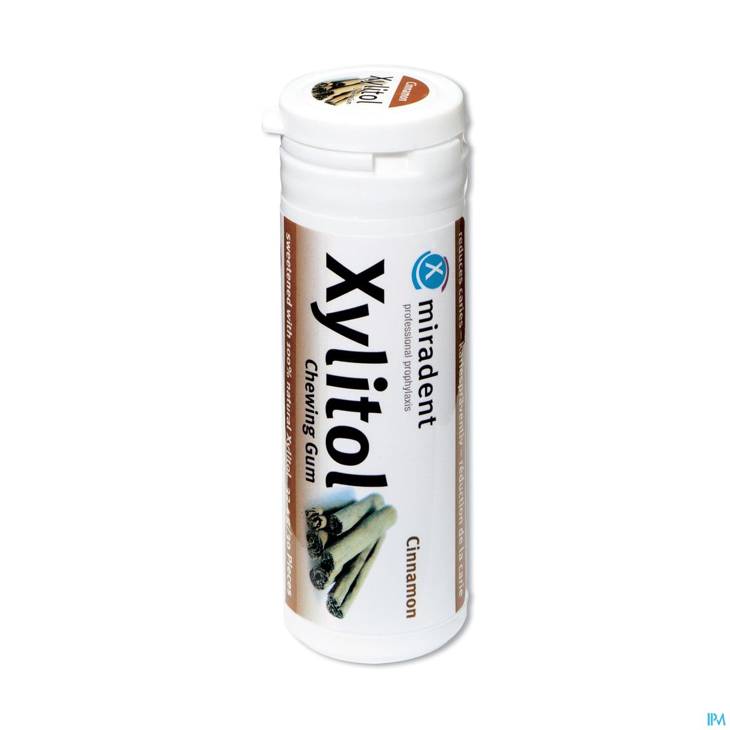 Miradent Xylitol Chewing Gum Cannelle Sans Sucre 30