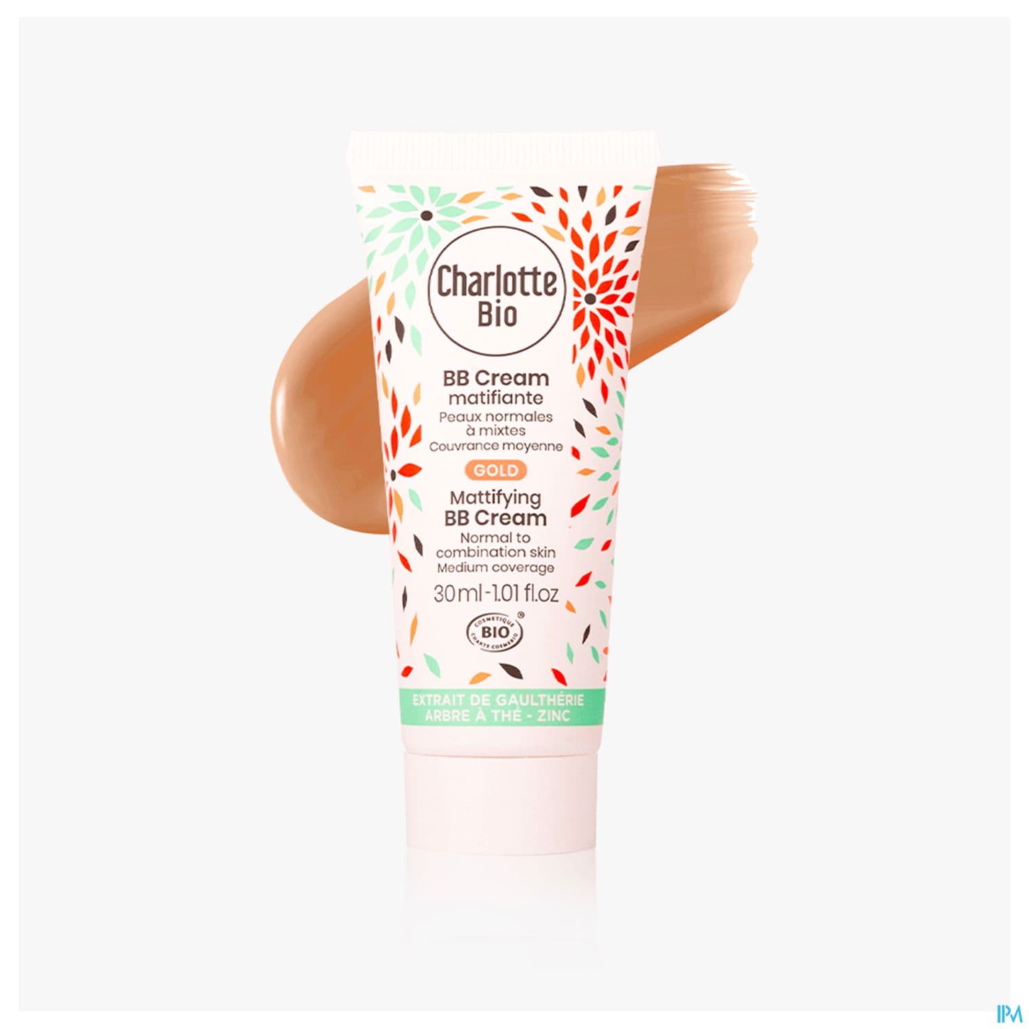 Charlotte Bio Bb Cream Matifiante Gold Peaux Mixtes 30ml