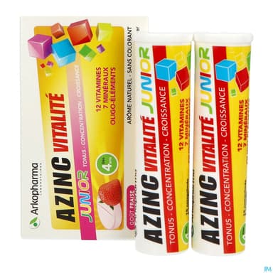 Arkopharma Azinc Vitalite Junior Comprime A Croquer Fraise 30
