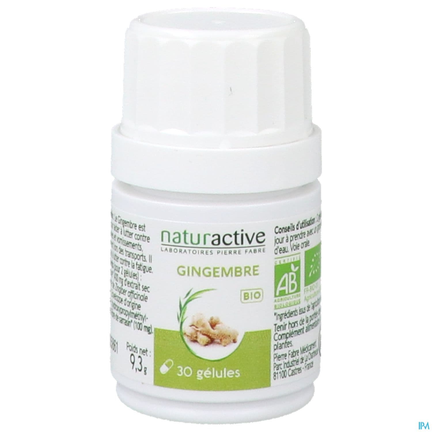 Naturactive Gingembre Bio Gelule 30