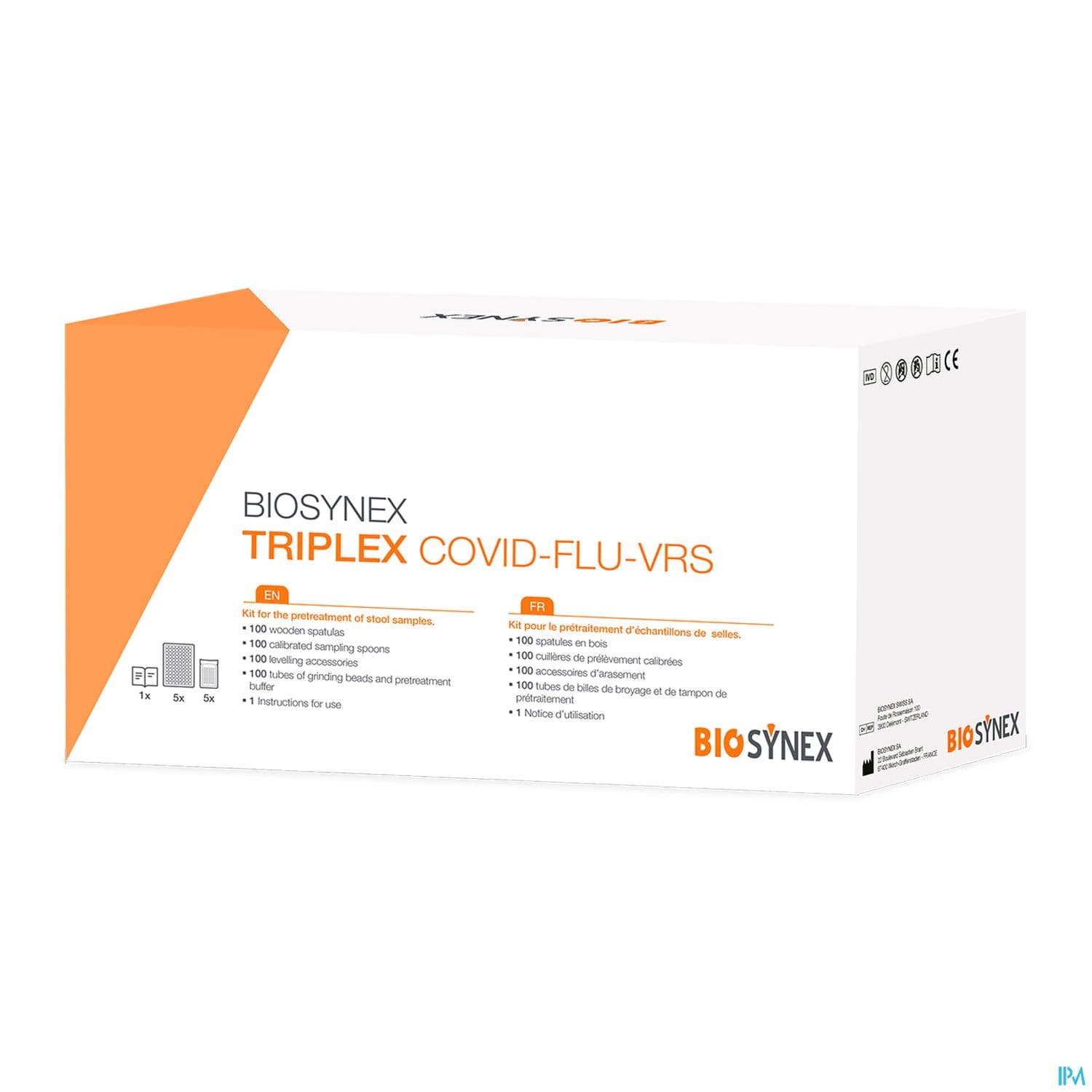 BIOSYNEX COMBO COVID FLU BSS X25