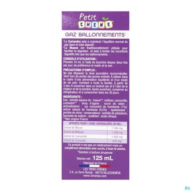 PETIT CHENE GAZ BALLONNEMENT 125ML