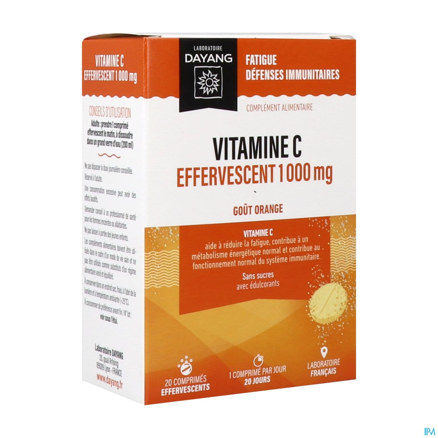 DAYANG VITAMINE C 1000MG CPR EFF20