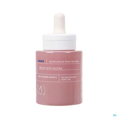 Korres Rose Sauvage Serum Eclat Antitaches 15% Super Vitamine C 30ml