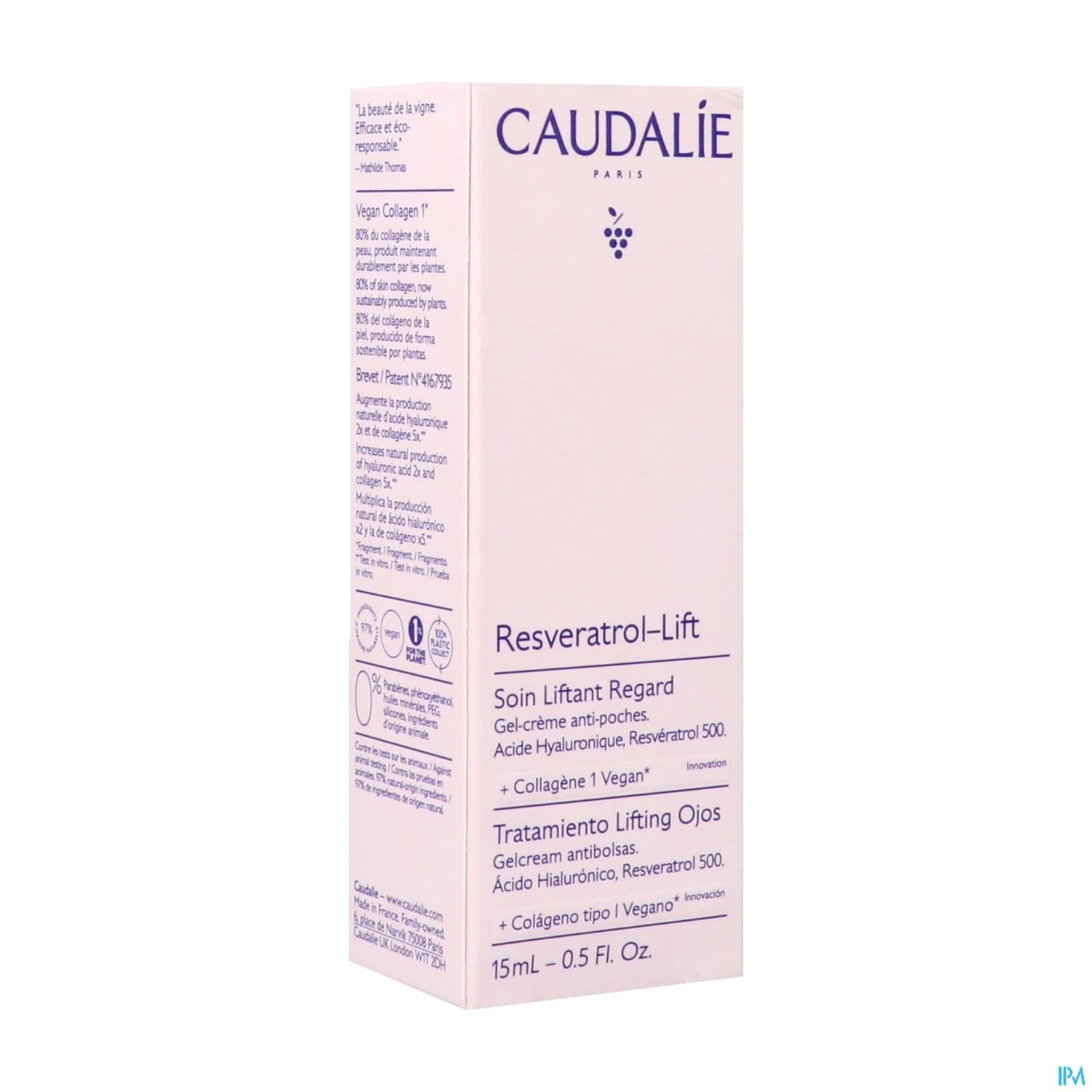 Caudalie Resveratrol-lift Soin Liftant Regard 15ml