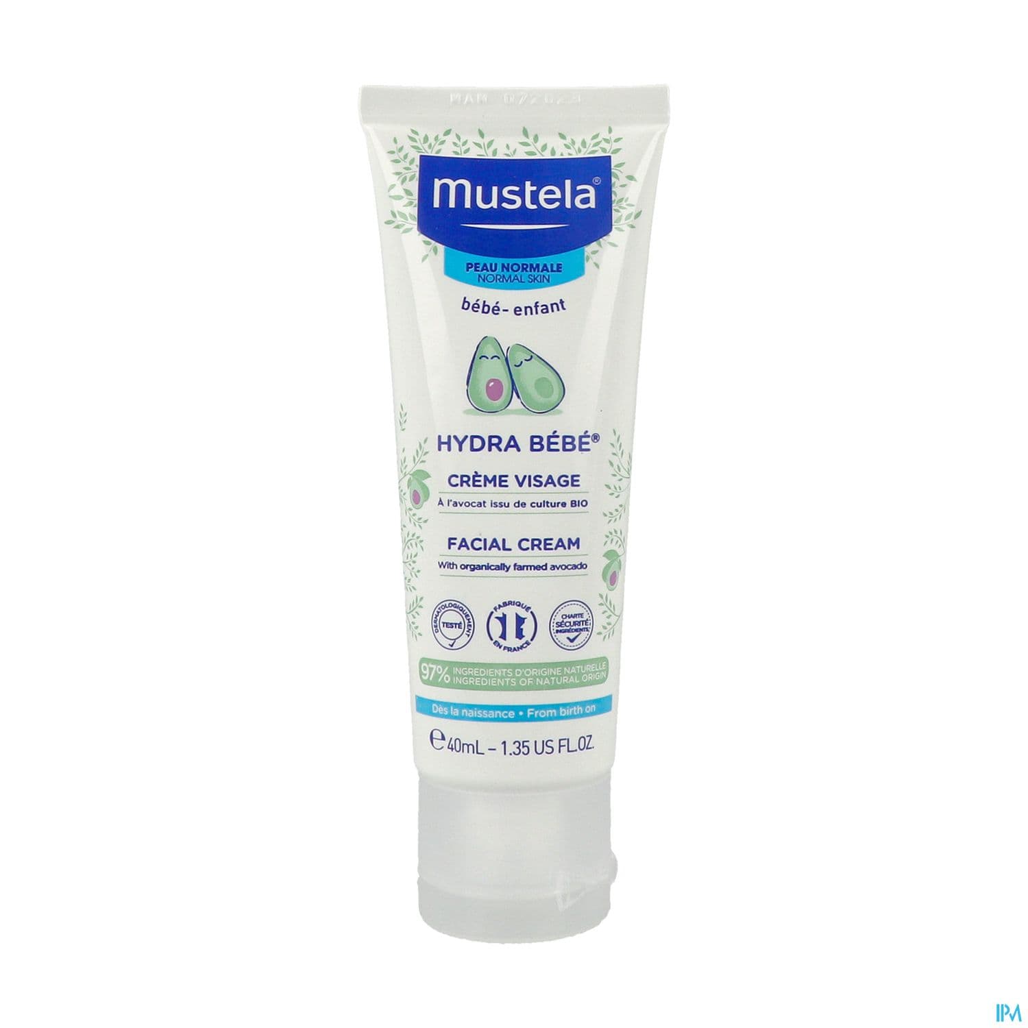 Mustela Bebe Enfant Hydra Bebe Enfant Creme Visage A l Avocat Bio 40ml