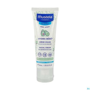 Mustela Bebe Enfant Hydra Bebe Enfant Creme Visage A l Avocat Bio 40ml