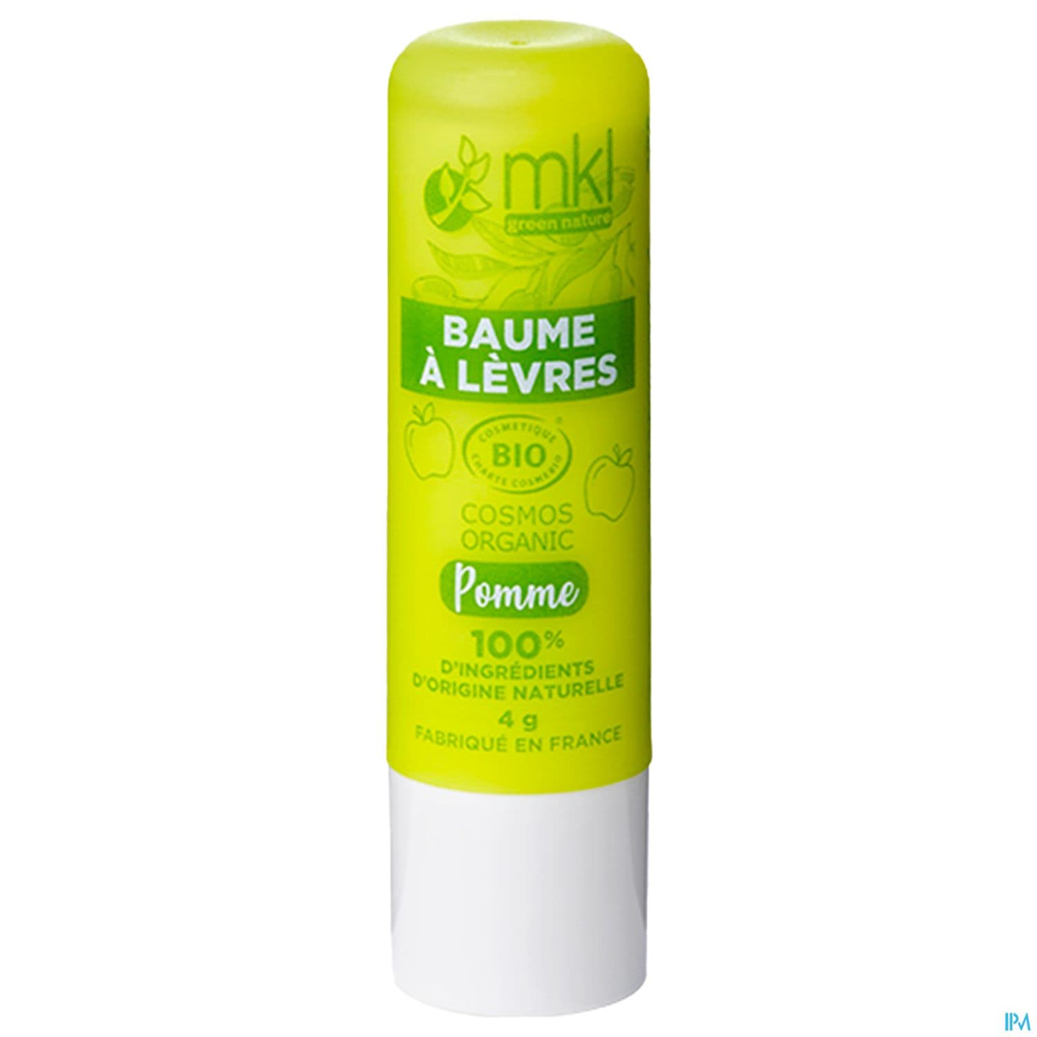 Mkl Green Nature Baume A Levres Bio Pomme 4g