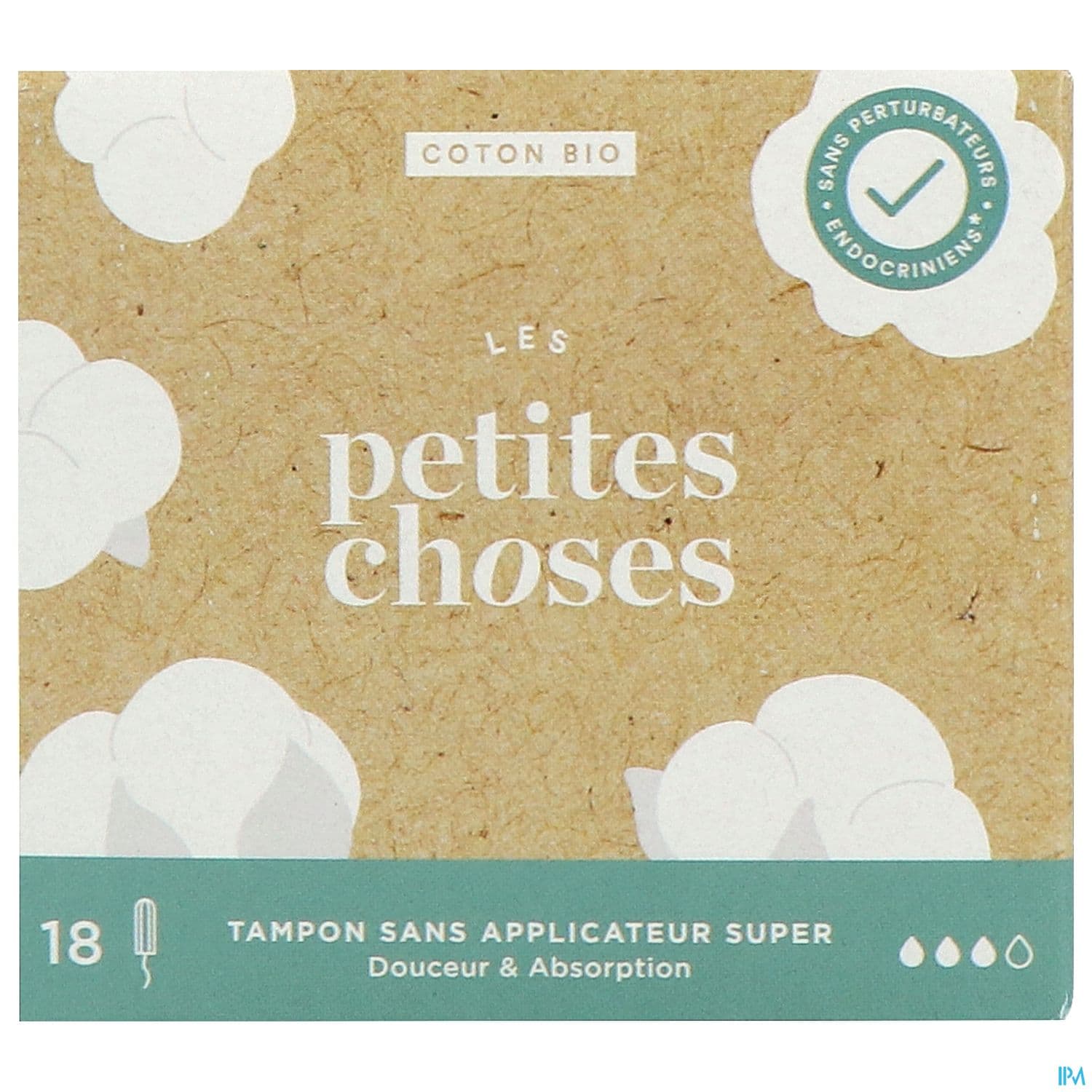 Les Petites Choses Tampon Bio Sans Applicateur Flux Super 18