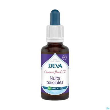 Deva 02-nuits Paisibles Bio Sans Alcool 30ml