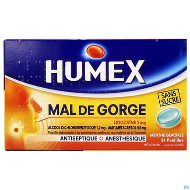 HUMEX MAL GORGE LIDOC MENTH S/S24