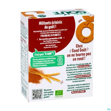 GOODGOUT BISCUIT ROND CHOCO 80G