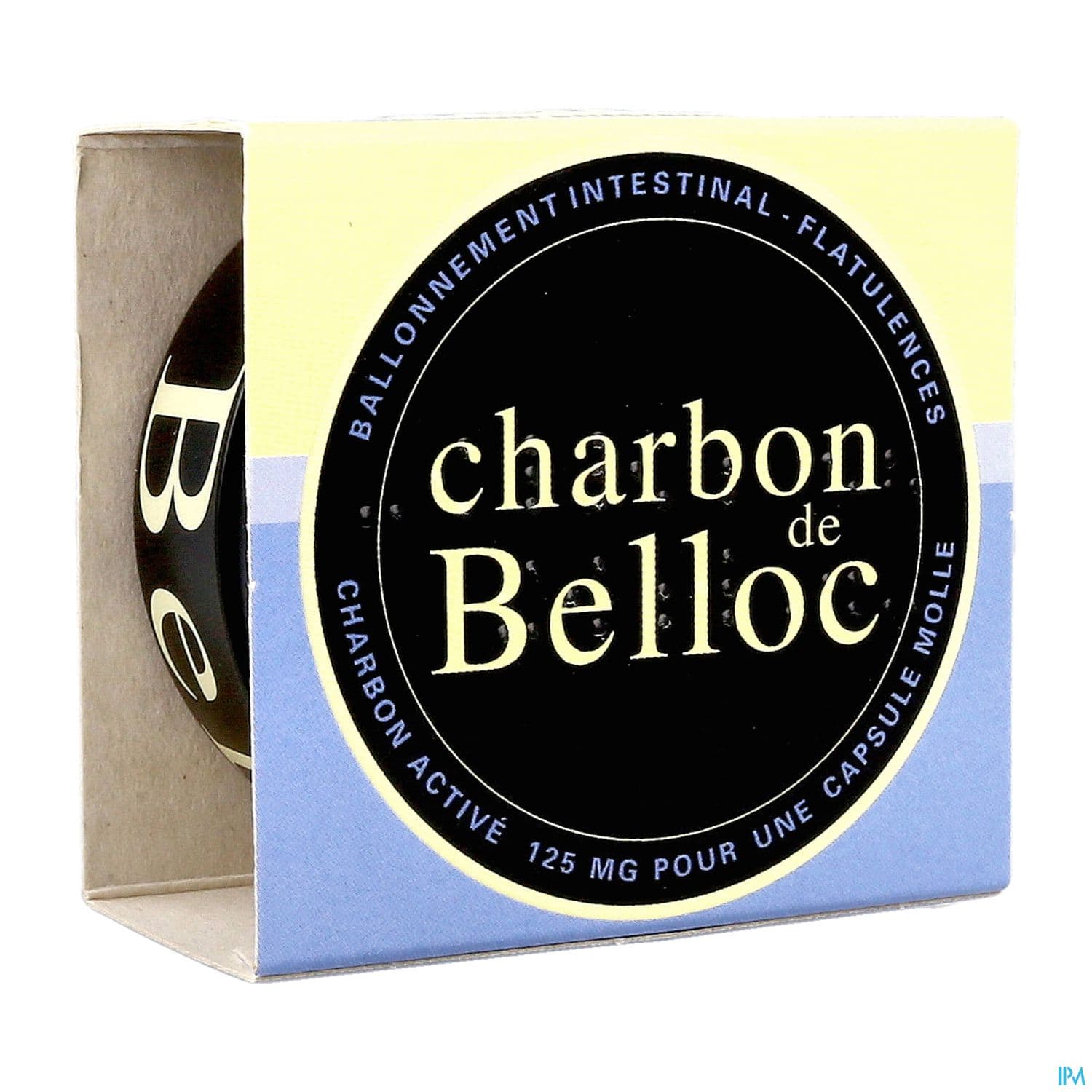 Charbon Belloc 125mg Capsule Molle Boite Metal 36