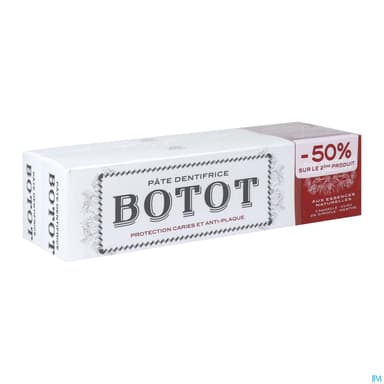 BOTOT DENT A/PLAQ ESS NATUR75ML X2