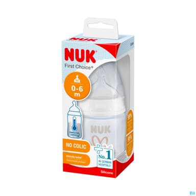 Nuk Biberon First Choice+ Fc+ Tc 150ml Silicone 0/6m M Mixte