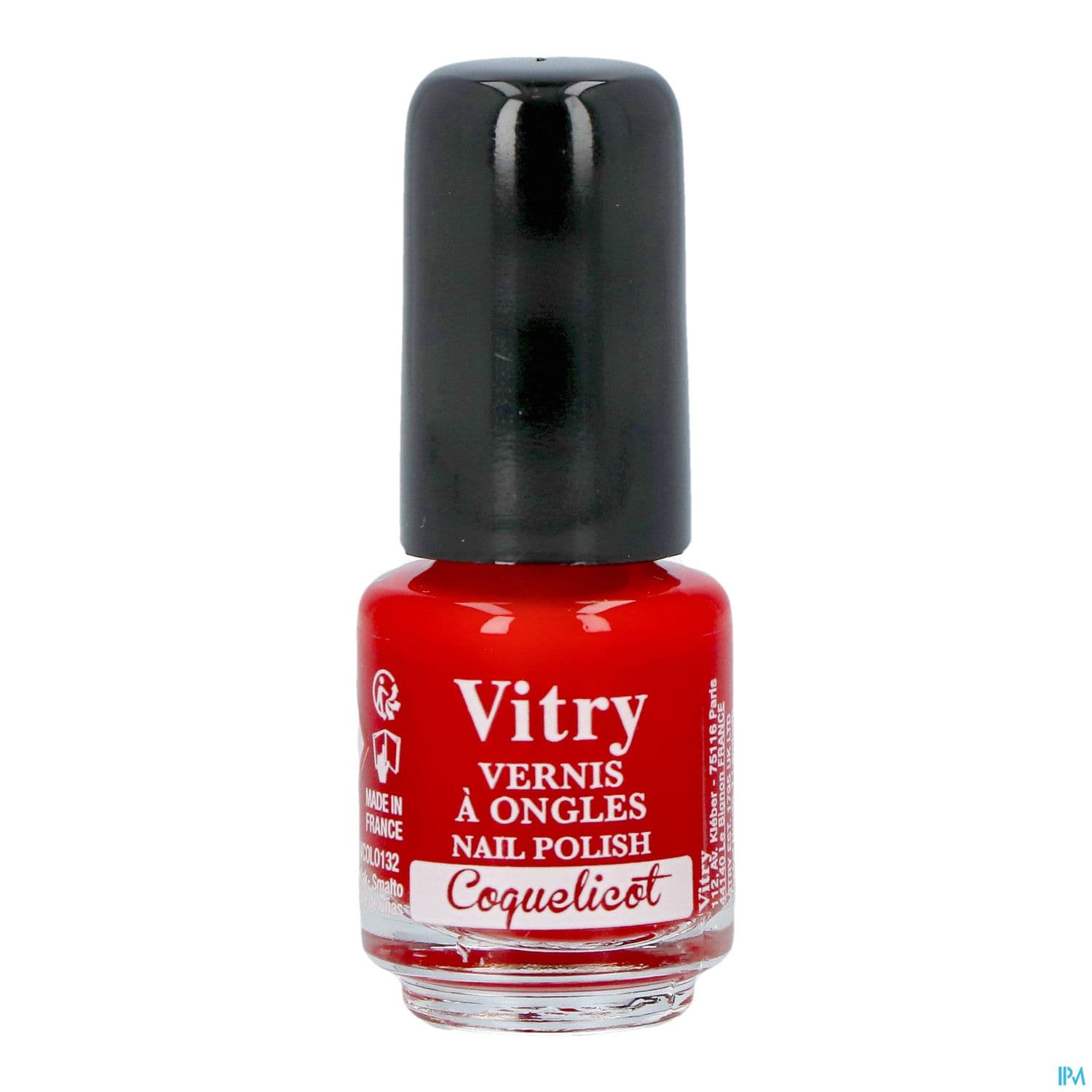 Vitry Vernis Ongles Coquelicot Mini 4ml