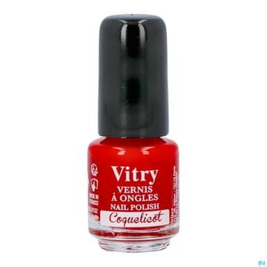 Vitry Vernis Ongles Coquelicot Mini 4ml