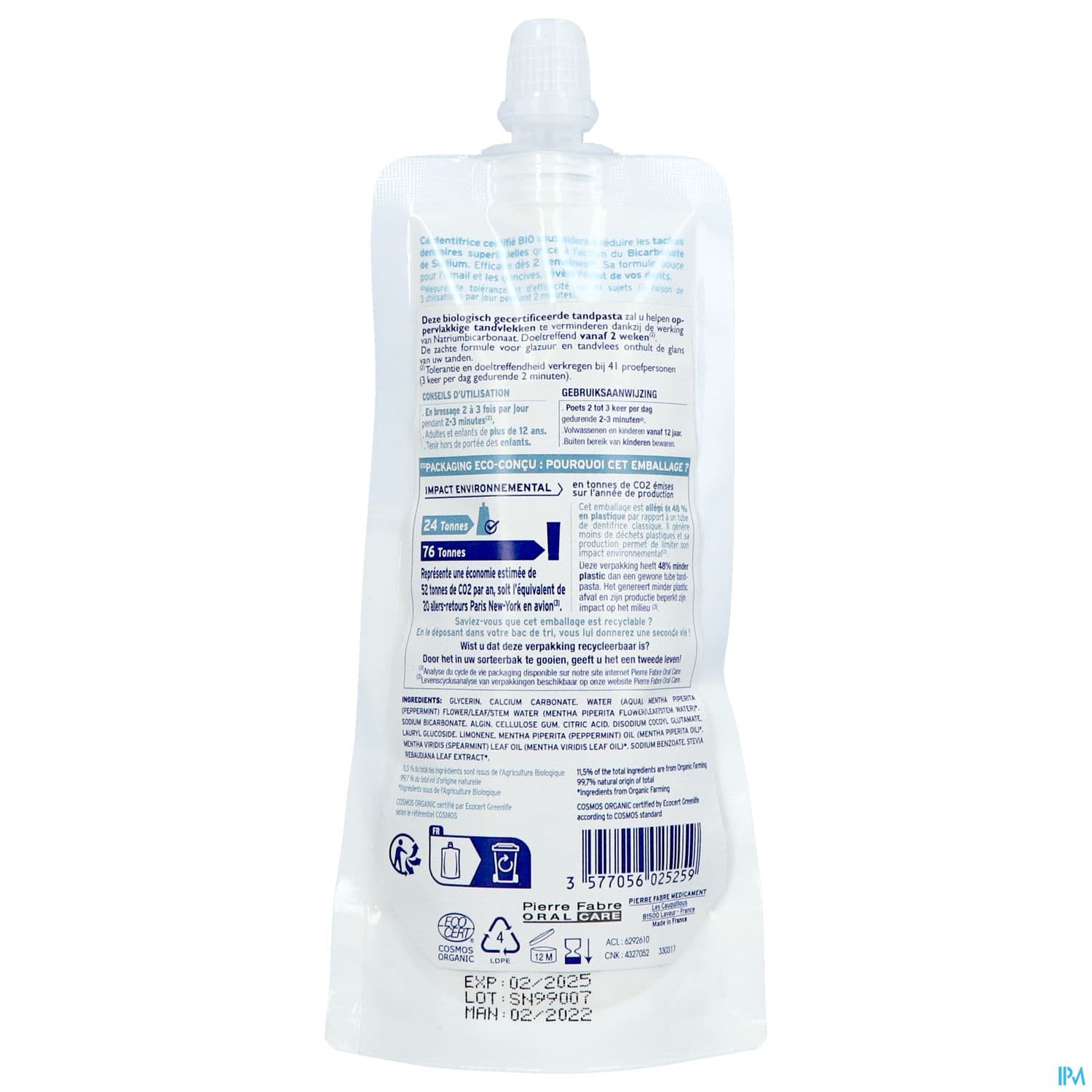 Elgydium Bio Dentifrice Blancheur 100ml