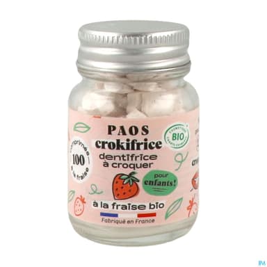 PAOS DENT CROKI FRAISE BIO CPR 100