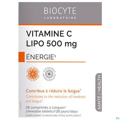 BIOCYTE VIT C LIPO 500 A CROQ 28