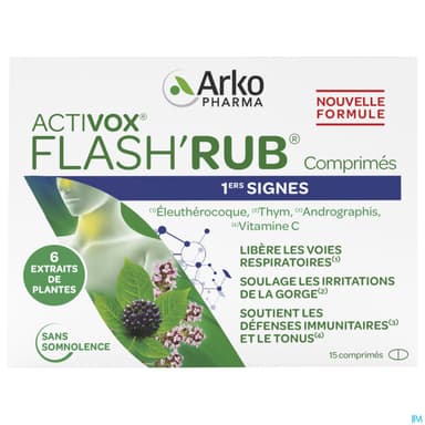 ACTIVOX FLASH RUB CAPS 15