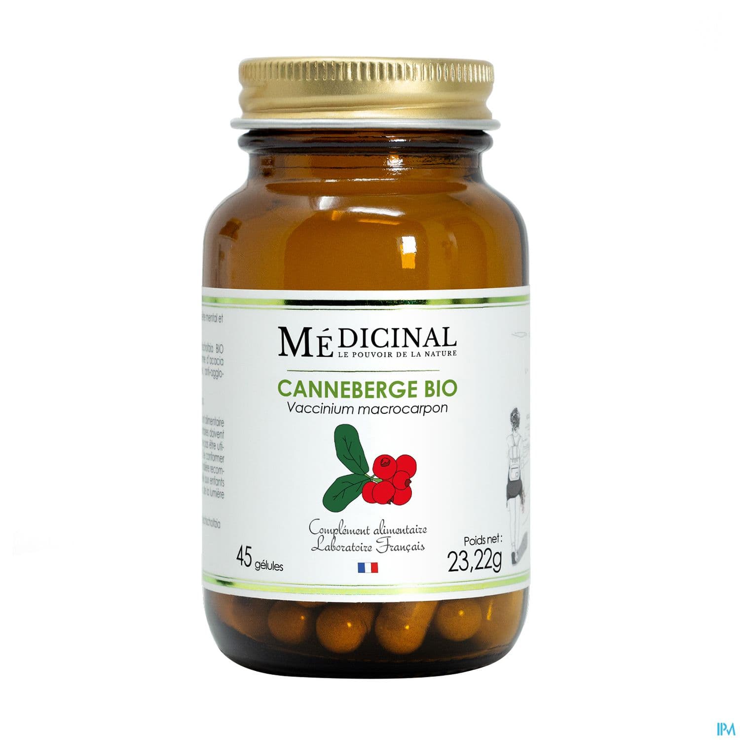 Medicinal Canneberge Bio Gelule 45