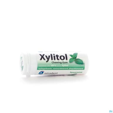 MIRADENT XYLITOL GUM MENTHE VERT30