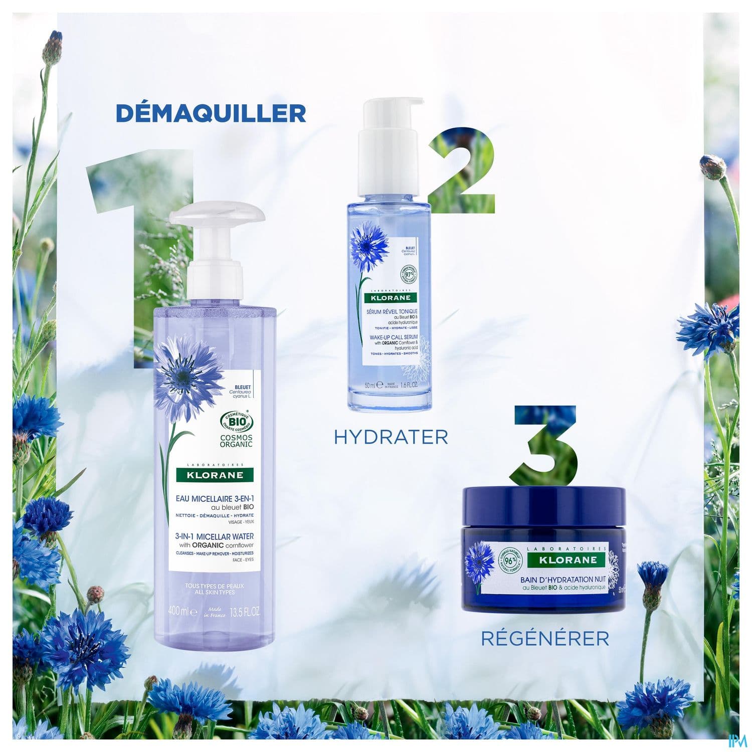 KLORANE EAU MICEL 3EN1 FL100ML