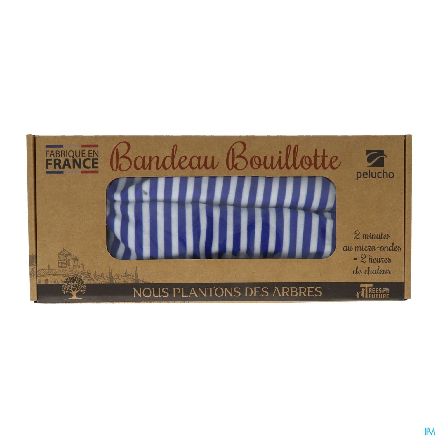 Pelucho Tour De Cou Bouillotte Microondes Naturel
