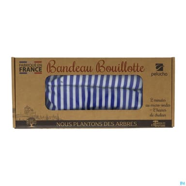 Pelucho Tour De Cou Bouillotte Microondes Naturel