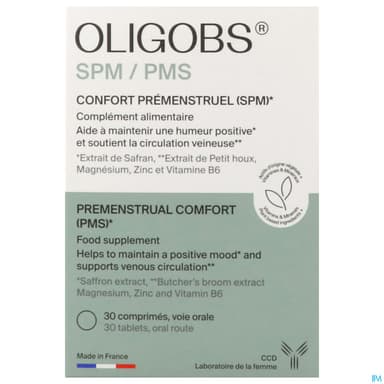 Oligobs Spm Confort Premenstruel Comprime 30