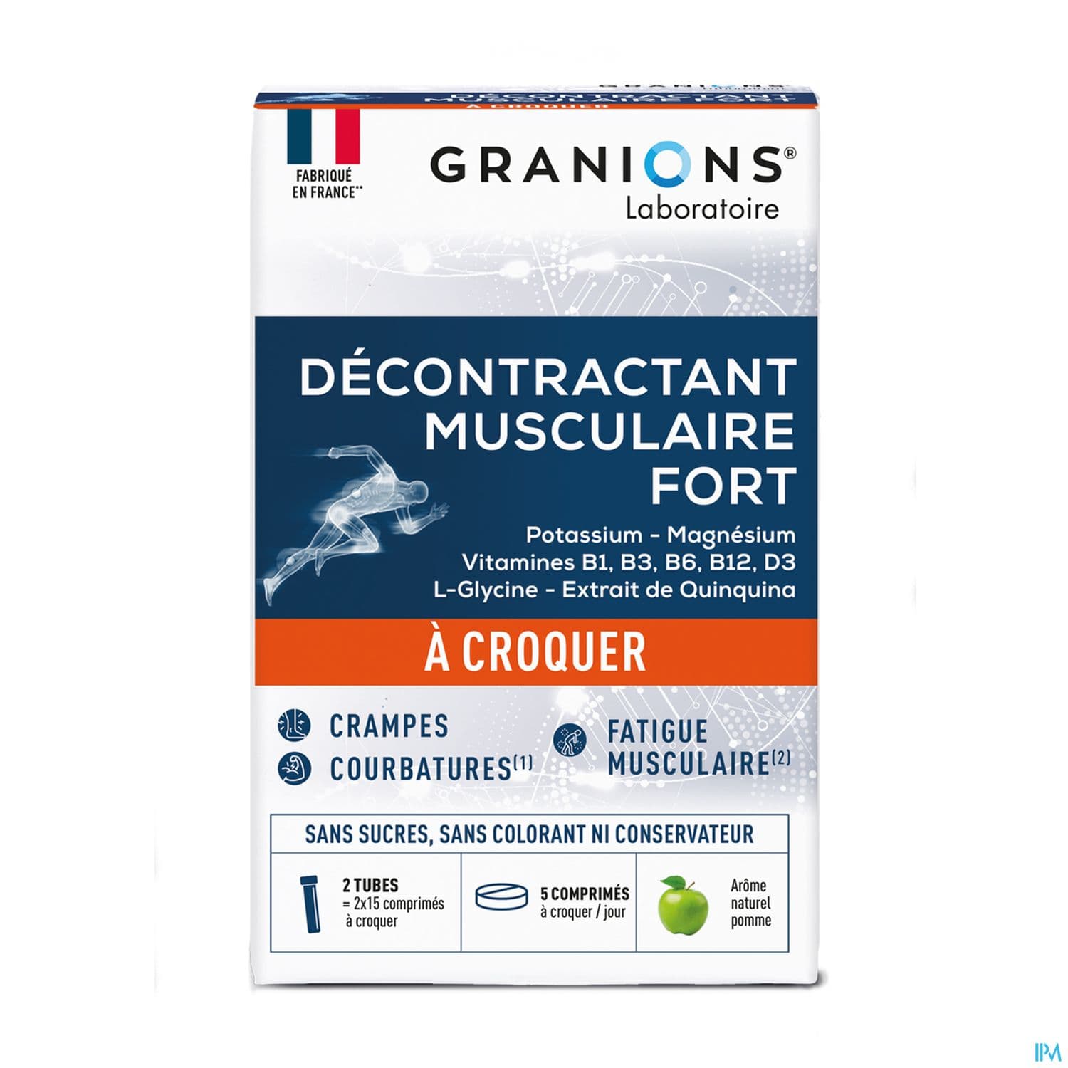 Granions Decontractant Musculaire Fort Comprime A Croquer 30