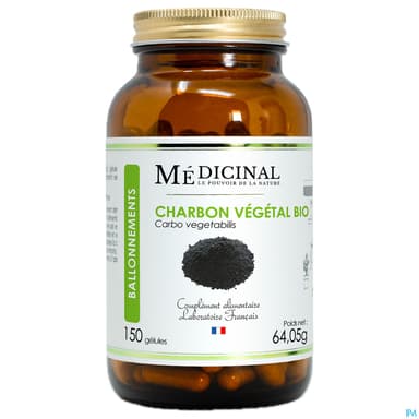 Medicinal Charbon Vegetal Gelule 150
