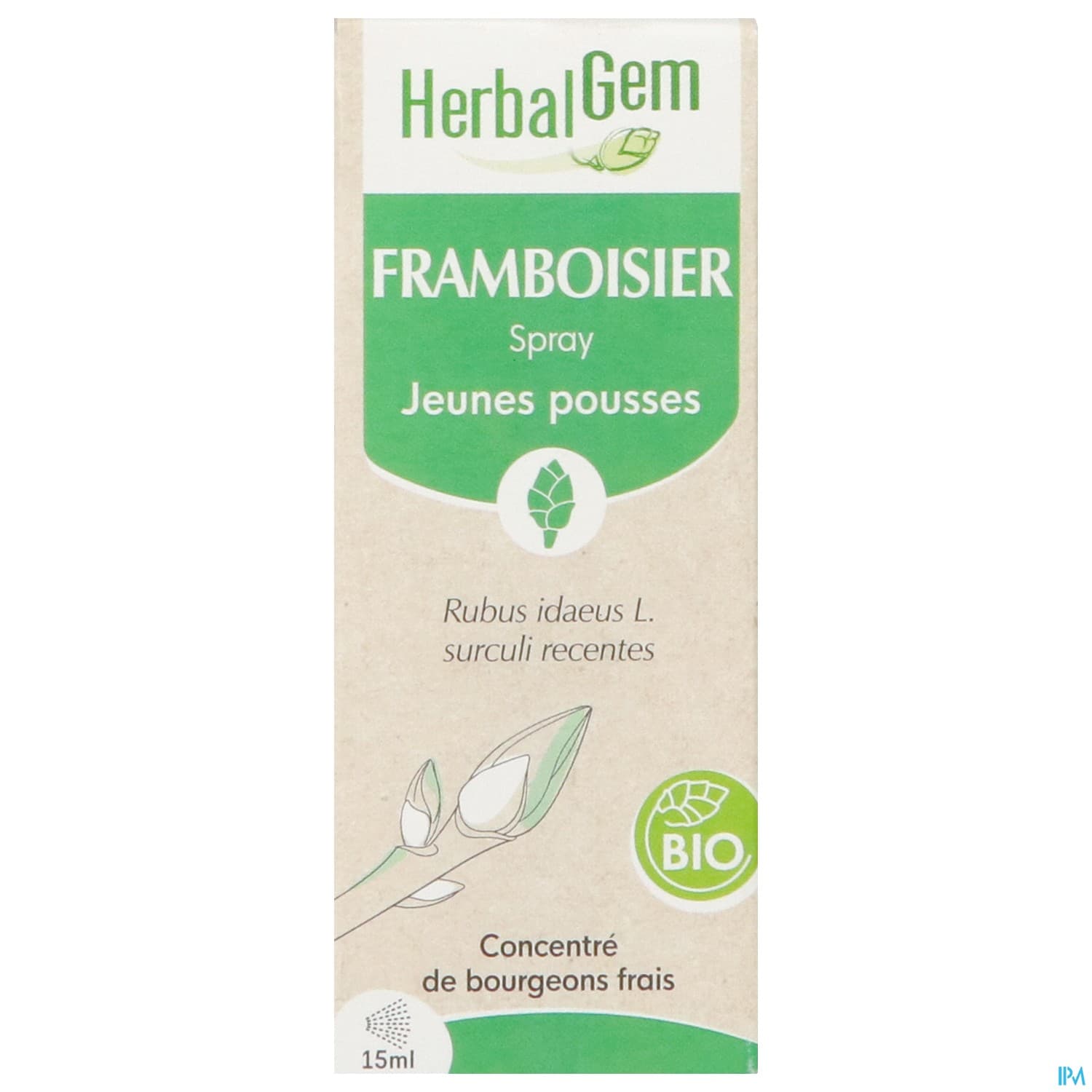 HERBALGEM FRAMBOISIER BIO SPR 15ML