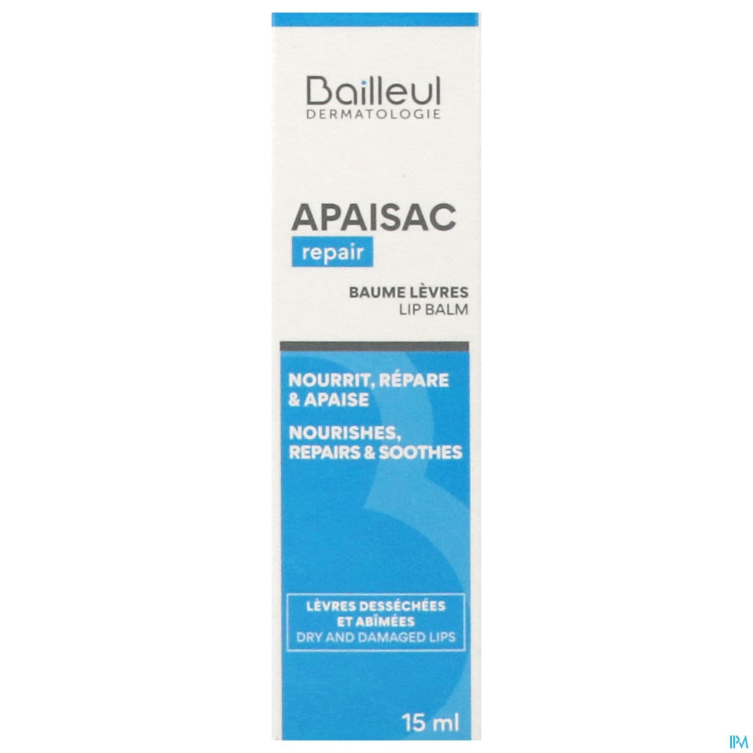 Apaisac Repair Baume Levres Tube 15ml