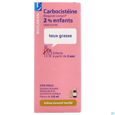 CARBOCISTEINE 2% BIOG SOL S/S125ML
