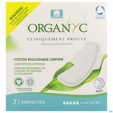 Organyc Serviette Maxi Protect Bio 7