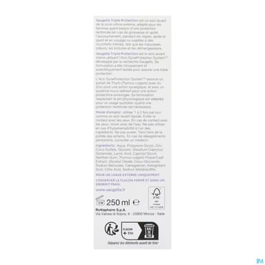 SAUGELLA TRIPLE PROTECTION 250ML